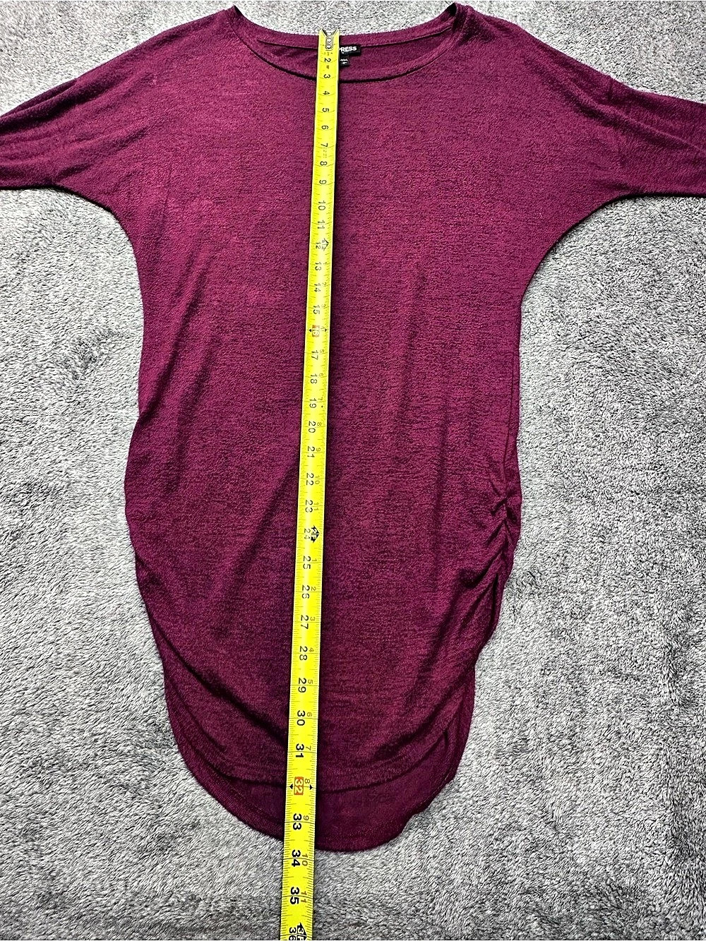 Express Ruched Mini Dress  Size Small - Picture 4 of 5